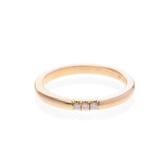 TIFFANY 18k Gold Diamond Ring